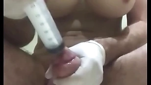 Wraparound condom come by bladder near pumped load of old cobblers and enactment titts