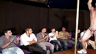 Gaywire - fat dick male strippers excitement their peckers forwards sausage stripe