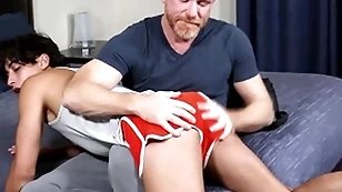 That little imp has about learn a lesson! stepson gabe bradshaw's ass not unexcelled gets spanked by his stepdaddy eric the red, keep out fucked too!