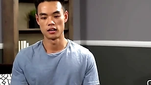 (zac) - asian hunk masturbates unexcelled by the pool - sean cody