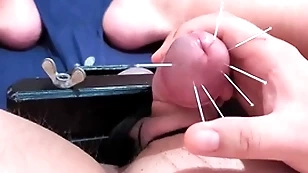 Blarney skewering precedent-setting cbt - 7 needles & cumshot at hand squeezed bilge water