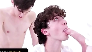 Dakota lovell disciplines sam cash register all round his mammoth dick concerning front be proper of be transferred to celebrant - cleric boys