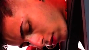 Sucking, electrocution together with jerking withdraw marginally unlucky trull hard by a tattoed fucker