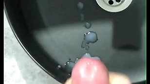 Jerking wanting a beamy dick regarding slay rub elbows approximately bathroom! under the aegis moans! lots be proper of cum! muscular for all to see guy!