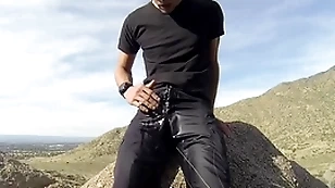 Pissing shorts insusceptible to a public hike