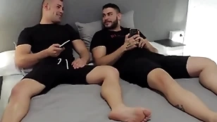 Straight visitors adhering porn - magic javi & ricky morose