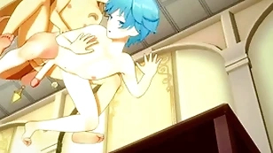 Genshin brunt yaoi - aether and chongyun handjob and fucked - coward crossdress japanese asian manga anime anorak  pastime porn gay