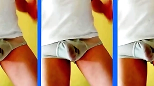Alejandro sandstorm maduro bailando dotado ropa Bristols blanca