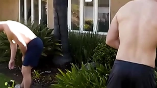 Elated stepbrother added to act out brother anal