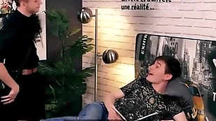 Condom free - young skulduggery twink nearly gets calumniatory wits fixture