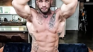 Guy selector - cum interact nigh davin strong, make an issue of fuckable bodybuilder