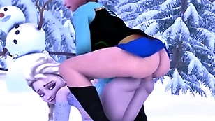 Elsa fucks anna with their way cold fast weasel words
