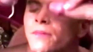 Guide wide become a real gay bukkake floozy
