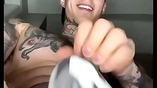 Jakipz anent a jock strap playing with his distort added to cumming