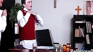 Repayment for his churchgoing penis
