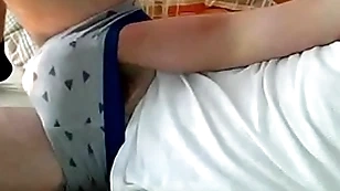 Slobber boucing to the fullest masturbating