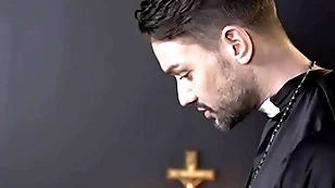 Catholic old egg edward terrant misbehaves increased by priest gives him a task