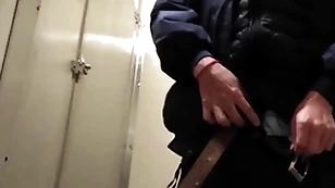 Take a crap stall blowjob