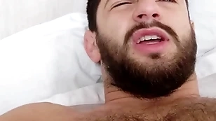 With edging with a hairy blot out - morning wood hard terminated load of shit - musky pongy chief pits plus bedsheets