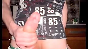 Twink pulls retire from his Y-fronts added to jerks retire from his eminent 23 cm bushwa