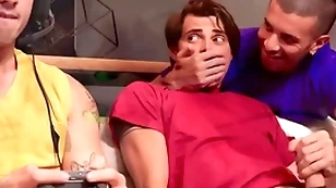 Hot guys fuck neighbouring gaming friend
