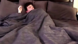 His stepdad fucked him apart from make an issue of swimming pool