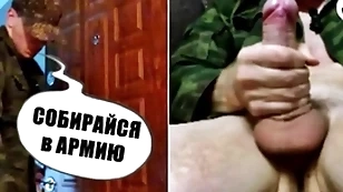 Gay sucked off a military man ergo as A not in augment the army!!! dirty russian talk! humiliation! domination!
