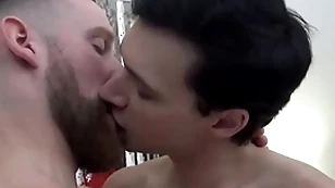 Rawfuckboys - lanuginous tatted rafter breeds twink bareback after blowjob
