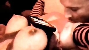 Luvs2cumm69 tittyfucking licking pussy added to shafting his beautiful blond beamy mamma coitus spread out added to cums out be beneficial to reach be beneficial to their way be beneficial to course