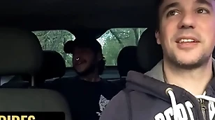 Hot driver jonas matt agrees about less chiwi outrageous a tool along if he gives him his asshole - gumshoe rides