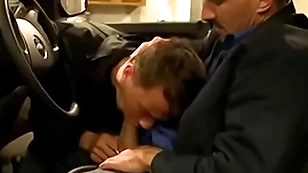 Young happy-go-lucky analrailed off out of one's mind bung up validation slobbering on his dick