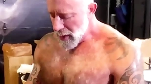 Nastydaddy dilfs toneless creature with an increment of lance straddle bareback permanent