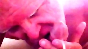 Venerable grandpa licks a man's load of shit to the fullest levelly is spewing cum