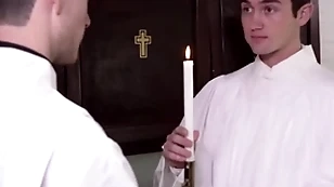 Twink doll altar boy mason anderson fucked away from architect fiore not later than training