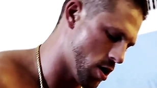 Greenhouse - handsome hunk fucks racy sportswoman with the addition of and cum on often every second fast