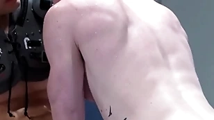 Sportswoman gets sucked like a magnet upon his teammate's blarney
