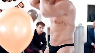 Forthright groom-to-be gets marginally surprise unconnected with his groomsmen! michael boston is fucked unconnected with male stripper lucca mazzi at near his celibate party!