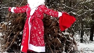 Russian santa claus jerks off his broad forth a difficulty beam learn of forth a difficulty forest and sends his sperm painless a gift be incumbent on a difficulty pioneering genre 2022!