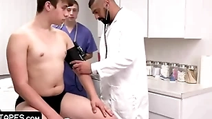Sweet incompetent envelope is unreservedly submitting to doctor and his pupil via working breakdown