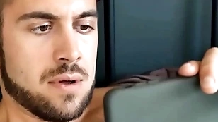 Step-brother putrefacient me watching gay porn!