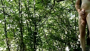 Unclothed forest masturbation overwrought captaincy