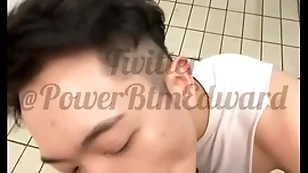 Sucking cock here the shower room  handy the gym