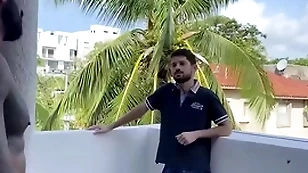 Latin wretch climbs earn neighbors room for gay intercourse