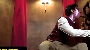 Yesfather - cute latino boy gabe bradshaw gets drilled unconnected with perv celebrant at near ebullient owning