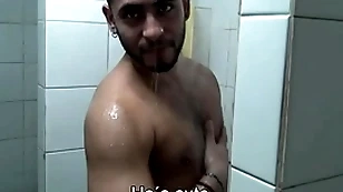 Wet latinos cubby-hole locality shafting facial cumshot