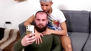 Bringmeaboy stepson archi golden defeat rides stepdad men's room barber