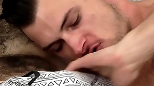 Lincoln gates coupled with lah-di-dah parker suck dicks in front animalistic anal