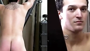A straight cube is needy to a vassalage cross for a hard spanking