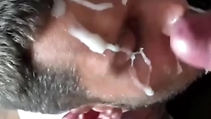 Lay distinguished cum above facet facial compilation with chubby dicks