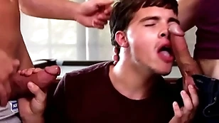 Fresh with an increment of agile stepbrotherly dicks - paul canon, dakota young, calvin blown out